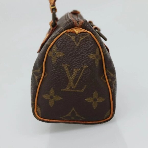 LOUIS VUITTON Monogram Mini Speedy Hand Bag M41534 LV Auth hk2286 - Picture 4 of 13